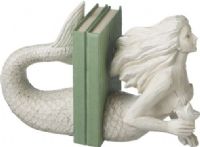 CBK Style 110470 Mermaid Bookend Pair, Mermaid Bookend Pair, Made of painted resin with distressed finish, Set of 2, UPC 738449321188 (110470 CBK110470 CBK-110470 CBK 110470) 