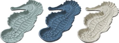 CBK Style 110788 Seahorse Trinket Dish Jewelry Holders, Set of 3, UPC 738449320822 (110788 CBK110788 CBK-110788 CBK 110788)