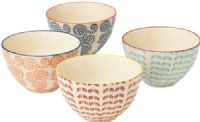 CBK Style 111102 Hand Painted Decorative Mixing Bowls, Set of 8,  UPC 738449322468 (111102 CBK111102 CBK-111102 CBK 111102) 