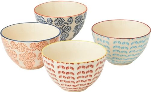 CBK Style 111102 Hand Painted Decorative Mixing Bowls, Set of 8,  UPC 738449322468 (111102 CBK111102 CBK-111102 CBK 111102)