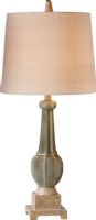 CBK Style 112859 Vintage Wash Table Lamp with Grey Reactive Glaze, 100W Max., Set of 2, UPC 738449343609 (112859 CBK112859 CBK-112859 CBK 112859) 