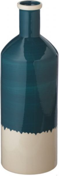 CBK Style 113284 Medium Blue Dipped Vase , Set of 2, UPC 738449337592 (113284 CBK113284 CBK-113284 CBK 113284)