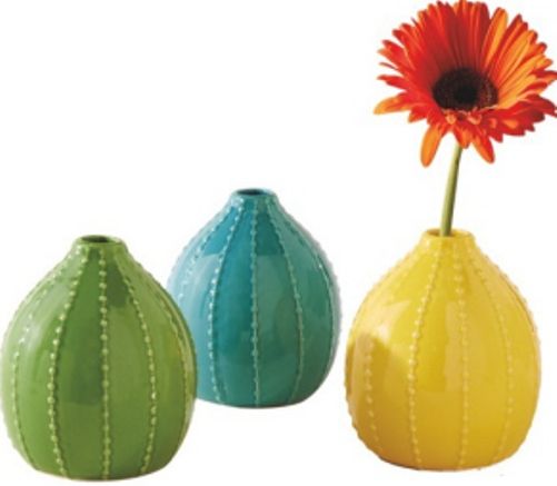 CBK Style 113327 Seedling Bud Flower Vases, Set of 6, UPC 738449352014 (113327 CBK113327 CBK-113327 CBK 113327)