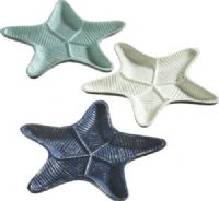 CBK Style 114076 Starfish Trinket Jewelry Dishes, Set of 3, UPC 738449347232 (114076 CBK114076 CBK-114076 CBK 114076) 