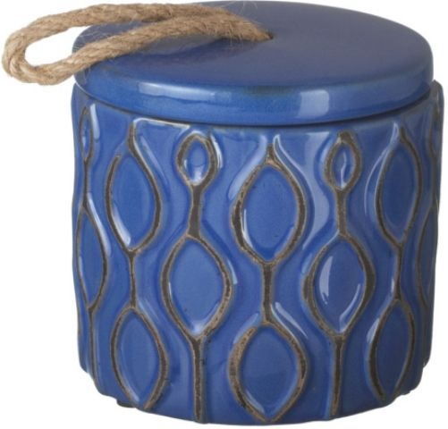 CBK Style 114457 Small Blue Droplet Canister with Rope Handle, Set of 2, UPC 738449352281 (114457 CBK114457 CBK-114457 CBK 114457) 