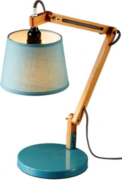 CBK Style 117990 Blue Adjustable Table Lamp, UPC 738449366868 (117990 CBK117990 CBK-117990 CBK 117990)