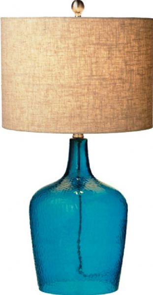 CBK Style 701881 Blue Crackle Glass Table Lamp, 150W Max, Set of 2, UPC 738449701881 (701881 CBK701881 CBK-701881 CBK 701881)