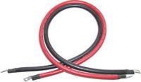 AIMS Power CBL08FT1/0 Inverter Cable 1/0 AWG Copper Power 8 ft. Set, Use with 12 Volt 3000 Watt inverters or smaller; Both ends lugged, 9/16" Cable diameter, 5/8" Lug diameter, 1/0 AWG 105°C - 600/1000 Volt "CT" Approved FT4 Rated Extra flexible conductor with soft drawn bare copper to ASTM Specifications B172, UL 1338 & UL 10070 (CBL08FT10 CBL08FT1-0 CBL-08FT1/0 CBL-08FT1-0 CBL-08FT-1/0) 