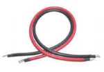 AIMS Power CBL01FT6AWG Inverter Cable 6 AWG 1 ft set, Use with 12 Volt 1000 Watt inverters or smaller. Both ends lugged. Cable diameter is 5/16. Lug diameter is 3/8, #6 105°C - 600/1000 Volt "CT" Approved FT4 Rated Extra flexible conductor with soft drawn bare copper to ASTM Specifications B172, UL 1338 & UL 10070. BC-5W2,  (CBL01FT6AWG CBL01-FT6AWG) 