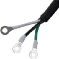 AIMS Power CBL06FT12AWGL Power 12 AWG 3 Wire Cable with 6 ft Large Lugs; Fits with PWRIG7000W, PWRIG700048V, PWRINV8KW12V and PWRI8K22050 Inverters; For use with AC direct connect terminal blocks Lugged on the one side, Lugs 1/4" inside diameter and 15/32" outside diameter; Designed for use with batteries and power inverters; 105°C - 600 Volt; FT2 Rated; UL E257305 (CBL-06FT12AWGL CBL06-FT12AWGL CBL06FT-12AWGL) 