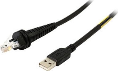 Honeywell CBL-500-300-C00 Standard USB Cable, Black For use with Voyager 1200g, 1202g, 1250g and 1300g Laser Scanners, Cable Type A, 5m (16.4'), coiled, 5V host power (CBL500300C00 CB-500-300C00 CBL-500300-C00 CBL-500 300-C00)