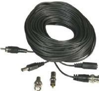 ARM Electronics CBL50PVB Video & Power Cable, 25' Length, Power & Video Cabling, Male-to-Female Power Cable, BNC-to-RCA Video Cable, RCA-to-BNC Adapters (CBL-50PVB CBL 50PVB CBL50-PVB CBL50 PVB) 