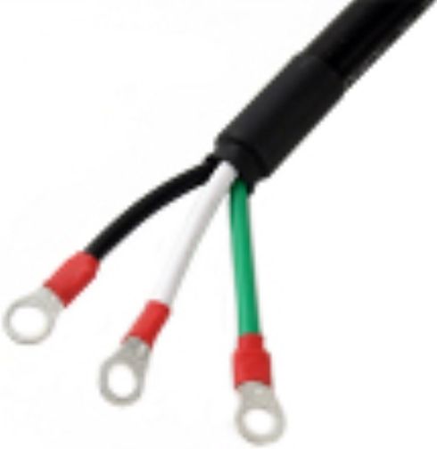 AIMS Power CBL06FT12AWGS Power 12 AWG 3 Wire Cable with 6 ft Small Lugs; Fits with PWRIC150012S, PWRIC300012S, PWRIC300012W, PWRI200012S, PWRI300012S, PWRI300024S, PWRI500012S, PWRIG300012W, PWRIG500012W, PWRIG700024024, PWRIG7K2404850, PWRIG7K2404860, PWRINV500012W, PWRI5K22050 (CBL-06FT12AWGS CBL06-FT12AWGS CBL06FT-12AWGS)