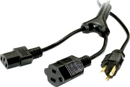 Plus CBLPOWER-Y Power Cable with US Female Y-Connection For use with Plus Series Projectors, 10 Feet Lenght (CBLPOWERY CBLPOWER Y CBL-POWER-Y)