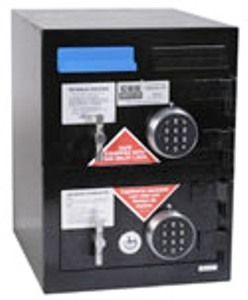 CSS CC2015-SG1 Safe Box with Drop Drawers, 3 Lock Bolts in Top and Bottom Door, B-Rate 1/2