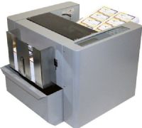 Duplo CC-228 DocuCutter Card Cutter, Up to 130 business cards per minute, 6 pre-programmed jobs and 6 programmable jobs, Accepts a wide range of paper stocks up to 130 lb. cover/350 gsm, Ideal for full-bleed business card applications, Also great for postcard, greeting card, and photo applications as options, Paper weight adjustment for heavier stock (CC228 CC 228) 
