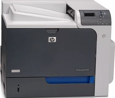HP Hewlett Packard CC494A model CP4525DN LaserJet Enterprise Printer, Up to 42 ppm - B/W - Legal - 8.5 in x 14 in, Up to 42 ppm - color - Legal 8.5 in x 14 in Print Speed, Status LCD Built-in Devices, Wired Connectivity Technology, USB, Ethernet 10Base-T/100Base-TX/1000Base-T Interface, 1200 dpi x 1200 dpi B&W Max Resolution, 1200 dpi x 1200 dpi Color Max Resolution, HP ImageREt 3600 Image Enhancement Technology (CC494A CC-494A CC 494A CP4525DN CP-4525DN CP 4525DN)