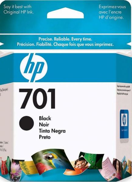 HP Hewlett Packard CC635A model 701 Print cartridge, Black Color, 17 ml Capacity, Up to 350 pages Duty Cycle, New Genuine Original OEM HP Hewlett Packard, For use with HP 640 Fax (CC635A CC-635A CC 635A CC635-A CC635 A)