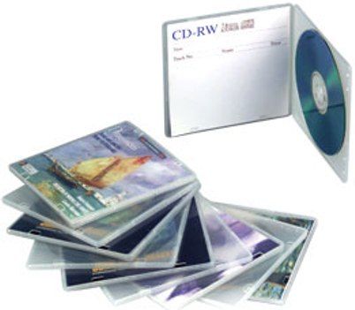 Aidata CCD1-25 PP CD Shell 1, Durable polypropylene, 25 pack clear, Each case holds 1 CD with literature (CCD125 CCD1 25 CCD-1-25 CCD 1-25 CCD-125)