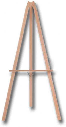 Cappelletto CCE155 Folding Display Easel With Handle; Some assembly required; For shows and gallery use; Popular for both indoor and outdoor display; This display easel is beautifully crafted of oiled, stain-resistant, seasoned beechwood; This folding easel has an adjustable incline and an adjustable support shelf with 6 display heights; UPC 8032679711422 (CAPPELLETTOCCE155 CAPPELLETTO CCE155 CCE 155 CCE-155)