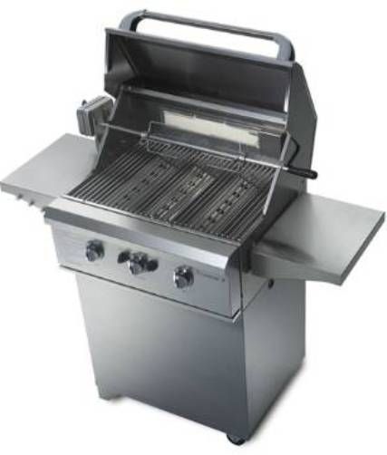 Capital CCE26XC-N Titanium X Series 26-Inch Stainless Steel Built In Natural Gas Grill lon Cart without Rotisserie, Two 20,000 BTU stainless steel U-shaped burners (CCE26XCN CCE26XC CCE26X CCE26)