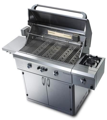 Capital CCE32XCAD-L Titanium X Series 32-Inch Stainless Steel Built In Propane Gas Grill, Two 20,000 BTU stainless steel U-shaped burners (CCE32XCADL CCE32XCAD CCE-32XCAD CCE32X-CAD)