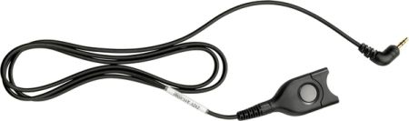 Sennheiser CCEL 190-2 DECT and GSM Cable For use with cellular, wireless and desk phones, Easy disconnect to 2.5mm 3 pole plug without microphone damping, 38 in. straight cable, EAN 4044156003146 (CCEL1902 CCEL-190-2 CCEL190-2 CCEL-1902 CCEL190)