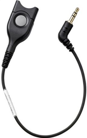 Sennheiser CCEL 193 DECT and GSM Cable For use with cellular, wireless and desk phones, Easy disconnect to 3.5mm (1/8