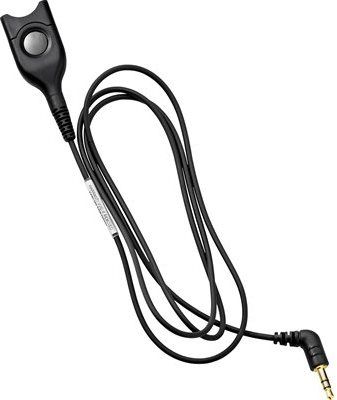 Sennheiser CCEL 193-2 DECT and GSM Cable For use with cellular, wireless and desk phones, Easy disconnect to 3.5mm (1/8