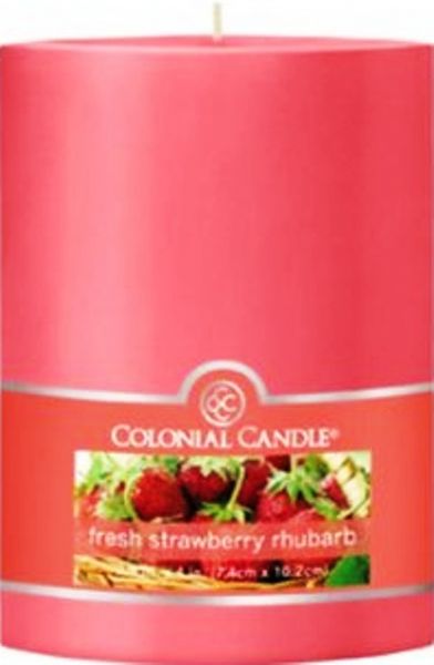 Colonial Candle CCFT34.1234 Fresh Strawberry Rhubarb 3
