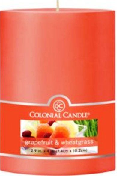 Colonial Candle CCFT34.2068 Grapefruit and Wheatgrass Scent, 3