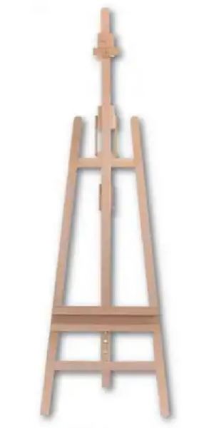 Cappelletto CCL22 Lyre Easel With Inclinable Working Plane; This stylish Italian lyre easel is the perfect complement to any studio; Made from oiled, stain-resistant, seasoned beechwood, this easy-to-assemble easel is ideal for painting, pastels or displaying your artwork; UPC 8032679711507 (CAPPELLETTOCCL22 CAPPELLETTO CCL22 CCL 22 CAPPELLETTO-CCL22 CCL-22)