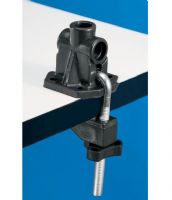 Alvin C-CLAMP Black Clamp; Four-way plastic clamp fits the Alvin G2540 and ML100 lamps only; Fits up to 1.5" thick surface; Black only; Shipping Weight 0.19 lb; Shipping Dimensions 2.00 x 2.00 x 2.00 in; UPC 088354356325 (ALVINCCLAMP ALVIN-CCLAMP ALVIN-C-CLAMP ALVIN/CCLAMP CCLAMP DRAFTING LAMP) 