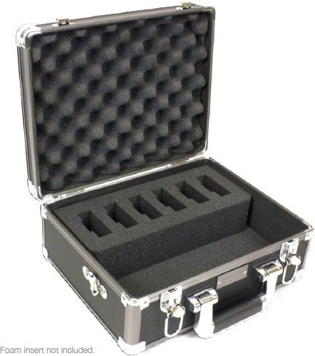 Williams Sound CCS 029 Small Briefcase for Accessories; Small briefcase, FM and IR systems accessory storage; Includes detachable shoulder strap; Dimensions (LxWxH): 14