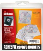 Aidata CD01A-10 Adhesive CD/DVD Pocket, 10 sleeves per pack, Each sleeve holds 1 CD, Removable for repeated application (CD01A10 CD01A 10 CD01 A-10 CD-01A10) 