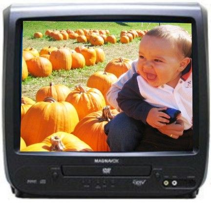 Coby CD130MW9 Color CRT TV with Digital Tuner and DVD Player, 13