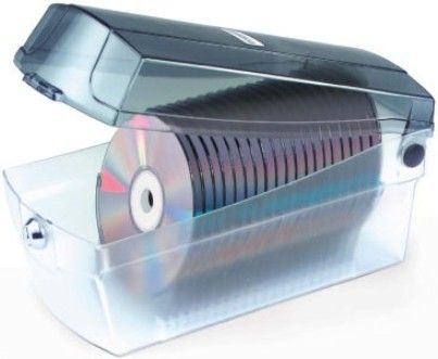 Aidata CD40iG CD Crystal Bank 40, Holds up to 40 CDs without jewel cases, Flip-through design provides easy access to CD selection, Includes 20 CD holders and each holds 2 CDs, Built-in lock with 2 keys, Dimensions 120 x 130 x 250mm (CD-40IG CD 40IG CD40I CD40)