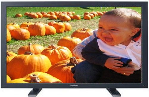ViewSonic CD4620-BN Commercial 46-Inch Color TFT Active Matrix, Widescreen LCD, HDTV Monitor, High-impact 1080p Digital Signage, Black, Optimum Resolution 1920x1080, Contrast Ratio 1500:1, Viewing Angles 176 horizontal, 176 vertical, Response Time 6ms, Brightness 450 cd/m2 (CD4620BN CD-4620-BN CD4620)