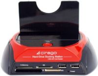 Cirago CDD1000 Hard Drive Docking Station USB with Card Reader, High Speed USB 2.0 Backwards compatible with 1.1, Higher Performance Transfers up 480 Mbps, Plug and Play, USB hub function with 2 USB 2.0 ports, Supports 2.5" and 3.5" SATA I/II hard drives, Supports PC (Windows 98SE/ME/2000/XP/Vista/7), MAC (MAC OS 10.4.8 or above) and Linux, UPC 858796050644 (CDD-1000 CDD 1000 CD-D1000) 