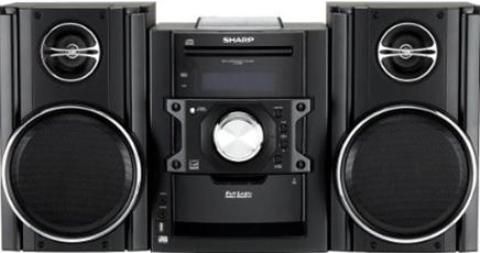 Sharp CD-DH899N Mini system - Glossy black, Main unit, speaker system Components, iPod cradle Built-in Cradle, Stereo Sound Output Mode, X-BASS Sound Effects, 300 Watt Output Power / Total, 150 Watt - 2 channels main Amplifier Output Details, Digital clock, timer Built-in Clock, Sleep Timer, Fluorescent Built-in Display, 6 Equalizer Factory Preset Qty (CD-DH899N CD-DH899N CDDH899N)