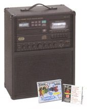 Fleco CDG-19 Single CD, Graphic and Cassette Karaoke Machine, Power: 60 watts, mono, Pitch speed control for CD and cassette (CDG19, CDG 19)