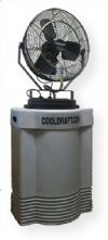 Ventamatic Cool Draft CDHP1840GRY High Pressure Misting Fan on 40 Gal Cooler; 18" High Velocity Fan, consistently outperforms 24" and 30" fans; 3-speed fan (off, low, medium, and high); Stainless steel misting ring with nozzles; 1000 psi high efficiency pump produces high-pressure fog; Anti-Drip nozzles; UPC 047242948202 (CDHP1840GRY CDHP-1840GRY CDHP-1840-GRY VENTAMATICCDHP1840GRY VENTAMATIC-CDHP-1840GRY COOLDRAFT) 