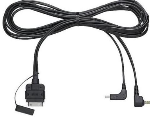 Pioneer CD-IU200V USB Interface Cable For Ipod/Iphone, Enjoy direct control of your iPod or iPhone from the Pioneer head unit, Plugs directly into USB terminal, Audio/video connection via mini-jack A/V input, Compatible with AVH-P4100DVD head unit, Two meter cable, UPC 012562951409 (CD-IU200V CD IU200V CDIU200V)