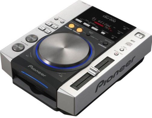 Pioneer CDJ-200 CD and MP3 Player, CDRW, 4 beat auto loop, Master tempo, MP3 folder search, Pitch bend (CDJ 200, CDJ200)