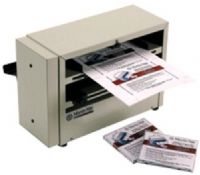 Martin Yale CDS200 Tabletop Compact Disc Tray Liner Slitter and Perforator, Easily convert 8.5 x 11 sheets into (2) CD jewel case inserts, Perforated along side folds for easy insertion into jewel case, Semi self-sharpening blades to allow for extended operation before service, UPC 011991912302 (CDS-200 CDS 200) 