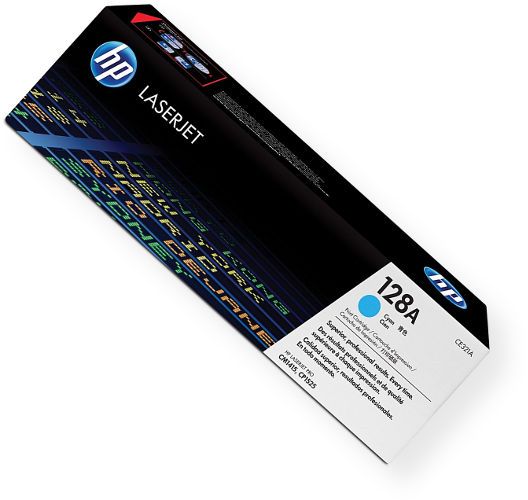 Hp Hewlett Packard CE321A model 128A Toner Cartridge, Laser Printing Technology, Cyan Color, Up to 1300 pages ISO/IEC 19798 Duty Cycle, New Genuine Original OEM HP Hewlett Packard, For use wirh HP LaserJet Pro Printers CP1525, CM1415 (CE321A CE-321A CE 321A CE321-A CE321 A)