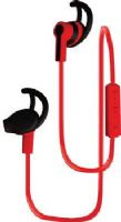 Coby CEBT-402-RED Intense Wireless Earbuds With Mic, Red, Built-in microphone, Volume control, Tangle free flat cable, Sweat resistant, Superior audio performance, Comfortable fit, Dimensions 3.7" x 5.9" x 1.1", Item Weight 0.4 lbs, UPC 812180025007 (CEBT402-RED CEBT-402RED CEBT 402RED CEBT402 RED CEBT 402 RED CEBT402RED CEBT402RD CEBT-402-RD) 