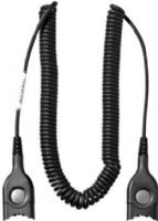 Sennheiser CEXT 01 Headset 10 ft Extension Coiled Cable, EasyDisconnect to EasyDisconnect, Walk more than twice as far from your desk, Fits with any Sennheiser corded telephone headset, UPC 615104105409 (CEXT01 CEXT-01) 