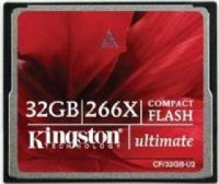 Kingston CF/16GB-U2 Ultimate Flash memory card, 16 GB Storage Capacity, 266x : 45 MB/s - read and 40 MB/s write Speed Rating, CompactFlash Card Form Factor, 1 x CompactFlash Card Compatible Slots, 32 °F Min Operating Temperature, 140 °F Max Operating Temperature, UPC 740617137859 (CF-16GB-U2 CF16GBU2 CF 16GB U2) 