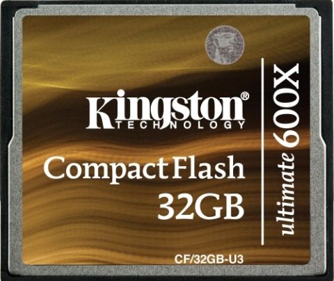 Kingston CF/32GB-U3 Ultimate Flash memory card, 32 GB Storage Capacity, 1 x CompactFlash Card - type I Compatible Slots, 600x : 90 MB/s read 90 MB/s write Speed Rating (CF32GBU3 CF-32GB-U3 CF 32GB U3)